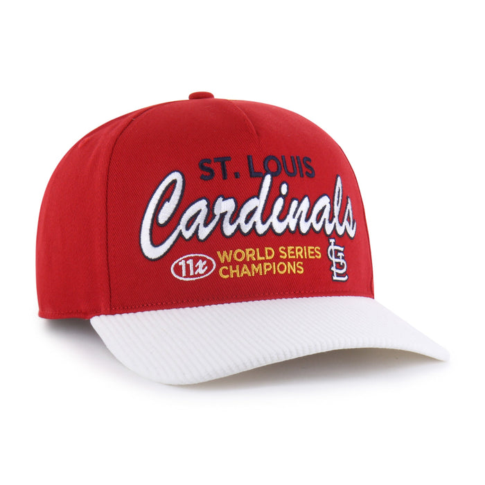 ST. LOUIS CARDINALS COOPERSTOWN WORLD SERIES MULTI TIME '47 HITCH RF RELAXED FIT