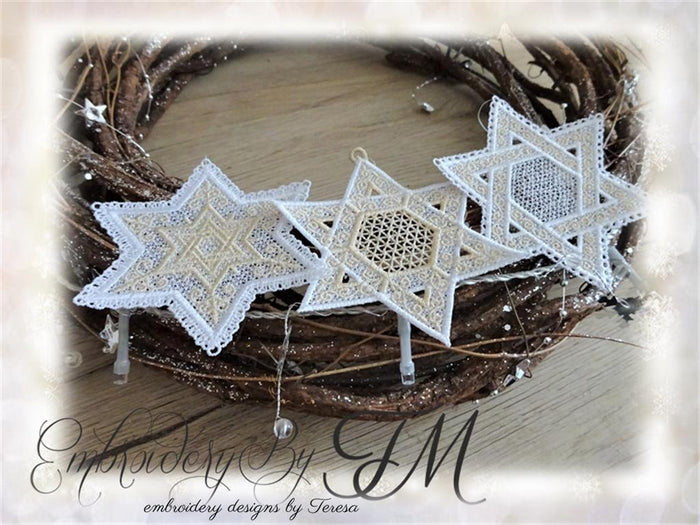 Star of David FSL/4x4 hoop/Hanukkah designs