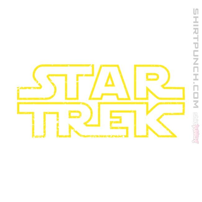 Shirts Magnets / 3"x3" / White Star Trek Logo