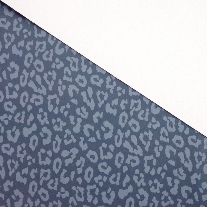 Stonewash Leopard Print | 18" Luxe Vinyl Roll - Mid-Weight