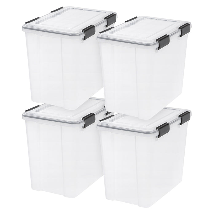 Storage Container WeatherPro® 4 Pack - 36QT - Gasket Box - IRIS USA