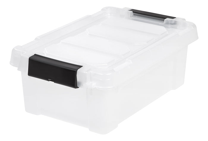 Store-It-All Tote 3 Gallon, 6 Pack, Clear - IRIS USA, Inc.