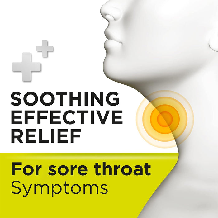 Strepsils Sugar Free Lemon & Herb Sore Throat Lozenges - 16 Pieces,Respiratory Care
