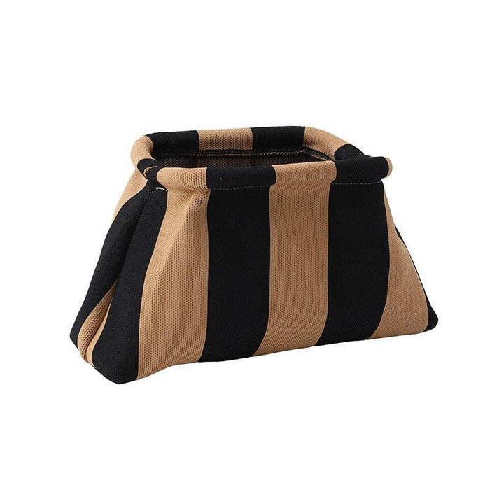Striped Clasp Clutch Bag - 260 Broadway Boutique