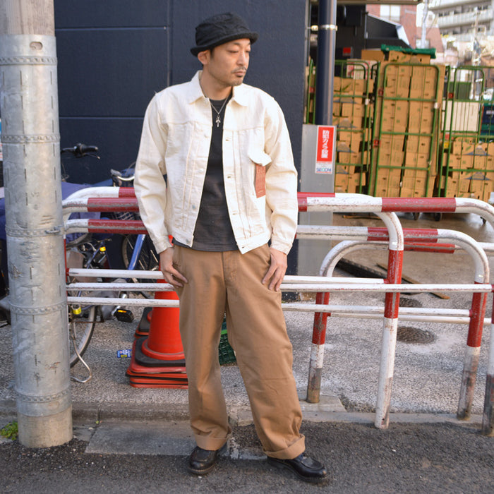STUDIO D'ARTISAN "SD-4101E" GL3 Ecru 1st Type Denim Jacket