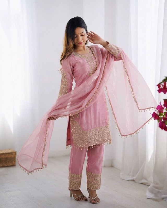 Stylish PINK  Dress Perfect for Celebrations