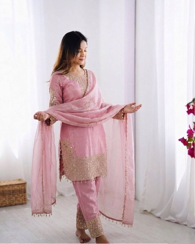 Stylish PINK  Dress Perfect for Celebrations
