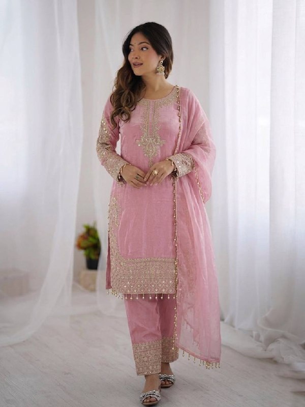 Stylish PINK  Dress Perfect for Celebrations