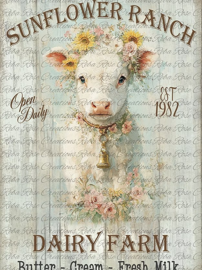 Sunflower Ranch Rice Paper by Reba Rose Creations