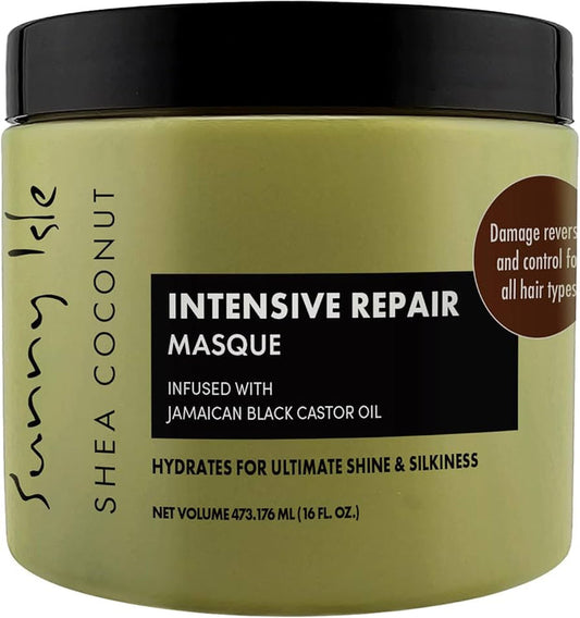 Sunny Isle Shea Coconut Intensive Repair Masque 16oz