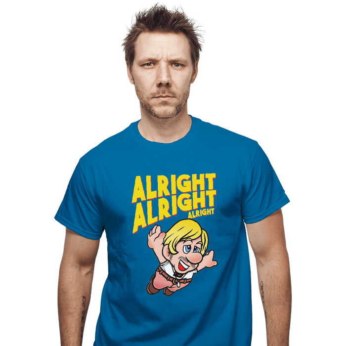 Shirts T-Shirts, Unisex / Small / Sapphire Super Alright Bros.
