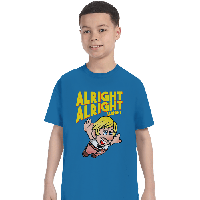 Shirts T-Shirts, Youth / XL / Sapphire Super Alright Bros.