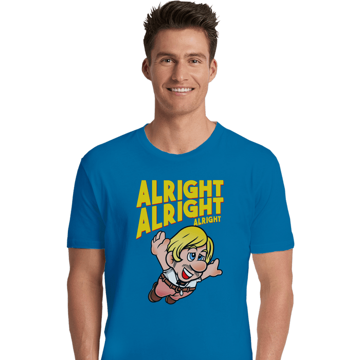 Premium Shirts, Unisex / Small / Sapphire