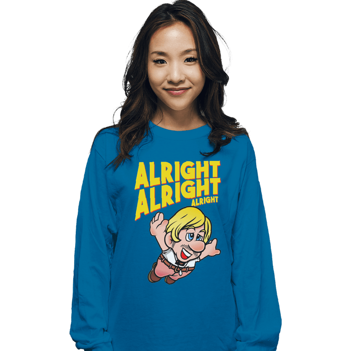 Long Sleeve Shirts, Unisex / Small / Sapphire