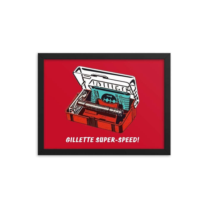 Super Speed Framed Print - Phoenix Artisan Accoutrements