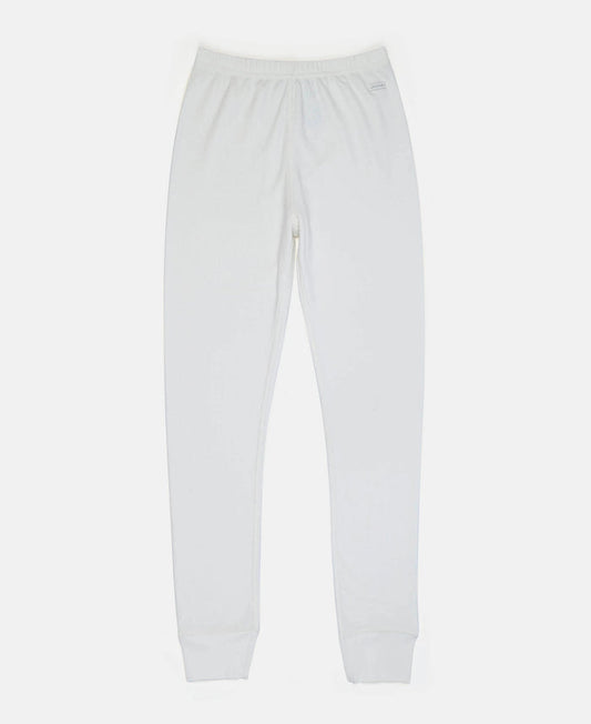Super Warm Kid's Super Combed Cotton Rich Brushed Thermal Long John with StayWarm Treatment - Off White