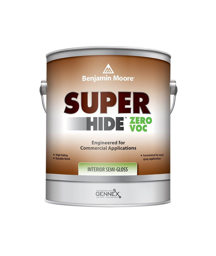 Benjamin Moore SuperHide interior paint semi-gloss finish available at Gleco Paints in PA.