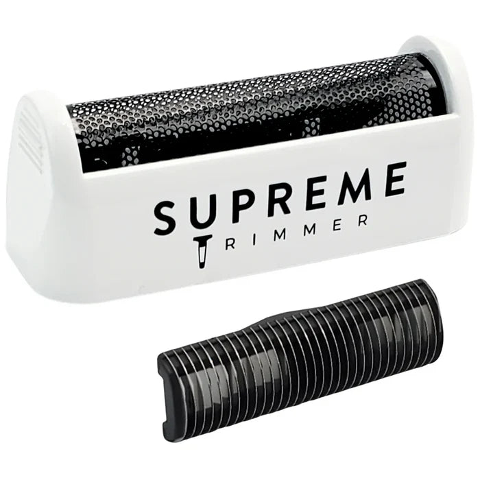 Supreme Trimmer Solo Replacement Foil & Cutter - White