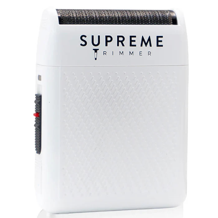 Supreme Trimmer Solo Single Foil Shaver - White