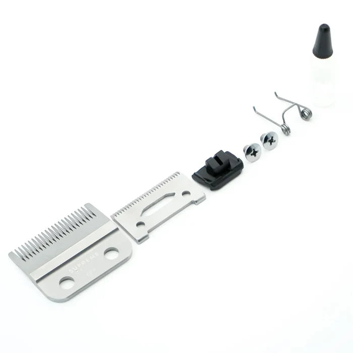 Supreme Trimmer Stainless Steel Silver Replacement Fade Blade