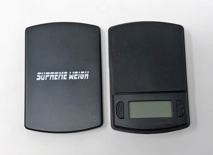 SUPREME WEIGHT Digital Pocket Scale 600g by 0.01g, Gram Scale (SW03) - Black