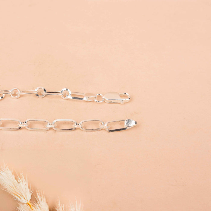 Sutra Flat Link Men Bracelet