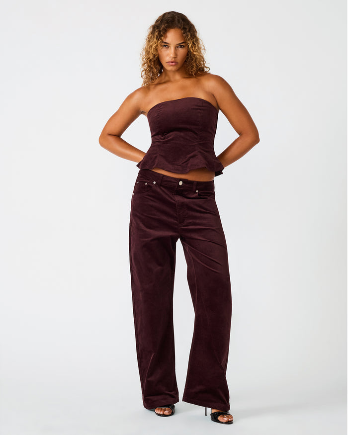 SYDNEE PANT DEEP FIG