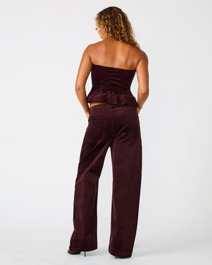 SYDNEE PANT DEEP FIG