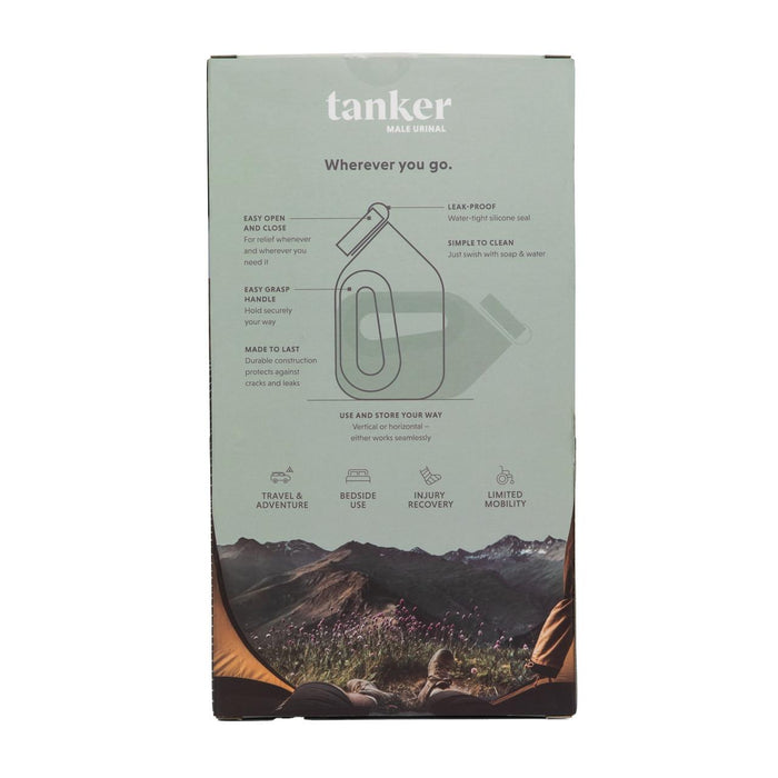 Tanker Portable Spill Proof Urinal For Men - BTAPUBSM001KG - LL Medico