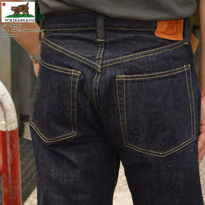 TCB jeans "Late S40's Jeans" 13.5oz 40's Jeans STRAIGHT