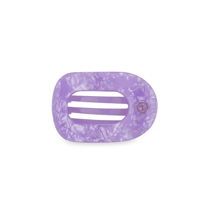 Teleties Small Flat Round Clip - Lavender Mist