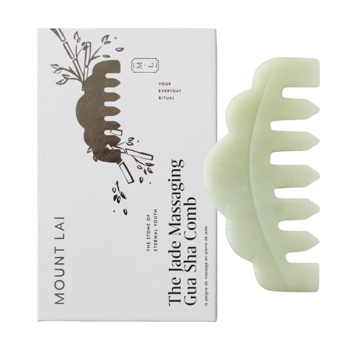The Jade Massaging Gua Sha Comb