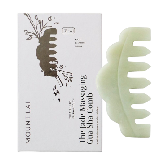 The Jade Massaging Gua Sha Comb