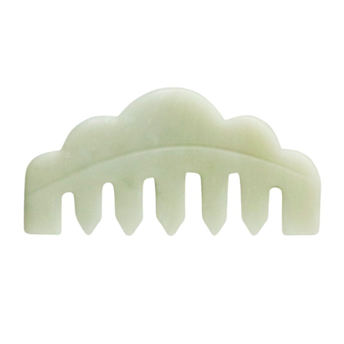 Mount Lai-The Jade Massaging Gua Sha Comb-Hair-MountLaiJadeMassageCombWB2-The Detox Market |