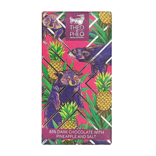 THEO AND PHILO 65% Dark Chocolate Pineapple and Salt