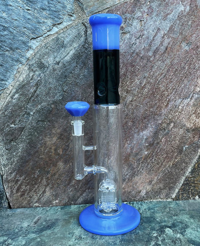 Thick Glass Straight 14" Best Rig 6 Arm Tree Perc 14mm Diamond Bowl