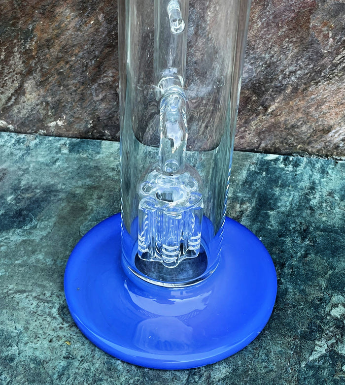 Thick Glass Straight 14" Best Rig 6 Arm Tree Perc 14mm Diamond Bowl