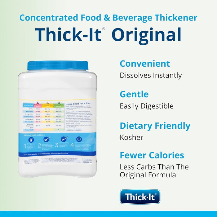 Thick-It Concentrated Food and Beverage Thickener, Unflavored, 36 oz - J587-C6800-Single - LL Medico