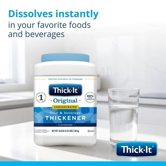 Thick-It Concentrated Food and Beverage Thickener, Unflavored, 36 oz - J587-C6800-Single - LL Medico