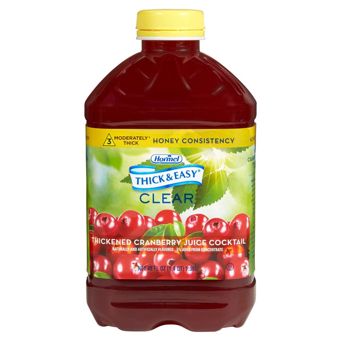 Thick-It Thick & Easy Thickened Cranberry Juice Cocktail Beverage, Honey Consistency, 46 oz - 48030-Single - LL Medico