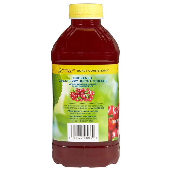 Thick-It Thick & Easy Thickened Cranberry Juice Cocktail Beverage, Honey Consistency, 46 oz - 48030-Single - LL Medico