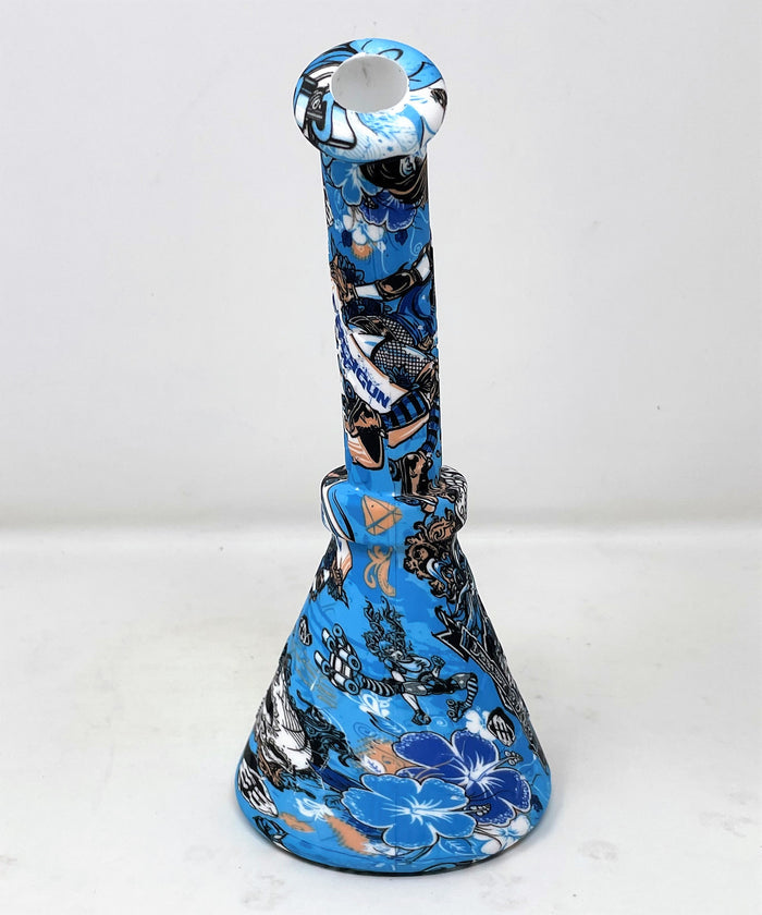 Thick Silicone Detachable Best Beaker 8.5" Bong 14mm/18mm Dual Use Bowl