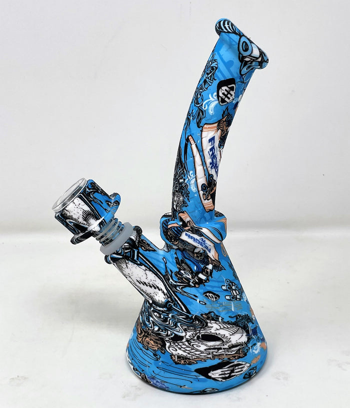 Thick Silicone Detachable Best Beaker 8.5" Bong 14mm/18mm Dual Use Bowl