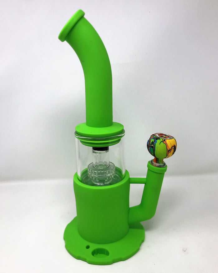 Thick Silicone Detachable Large Jug 13" Rig Shower & Dome Perc Silicone Bbowl