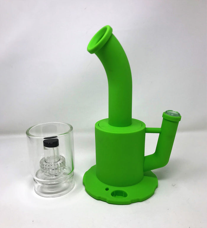Thick Silicone Detachable Large Jug 13" Rig Shower & Dome Perc Silicone Bbowl