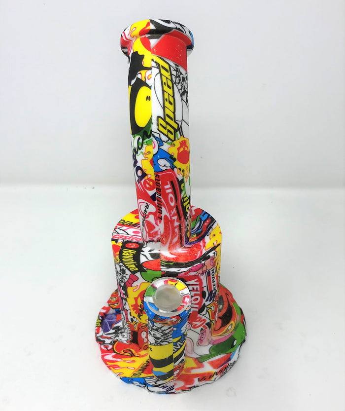 Thick Silicone Detachable Unbreakable 10.5" Large Jug Rig 14mm Bowl