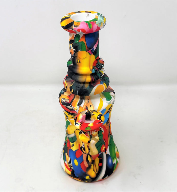 Thick Silicone Unbreakable Detachable Bong Super Mario Brothers Design