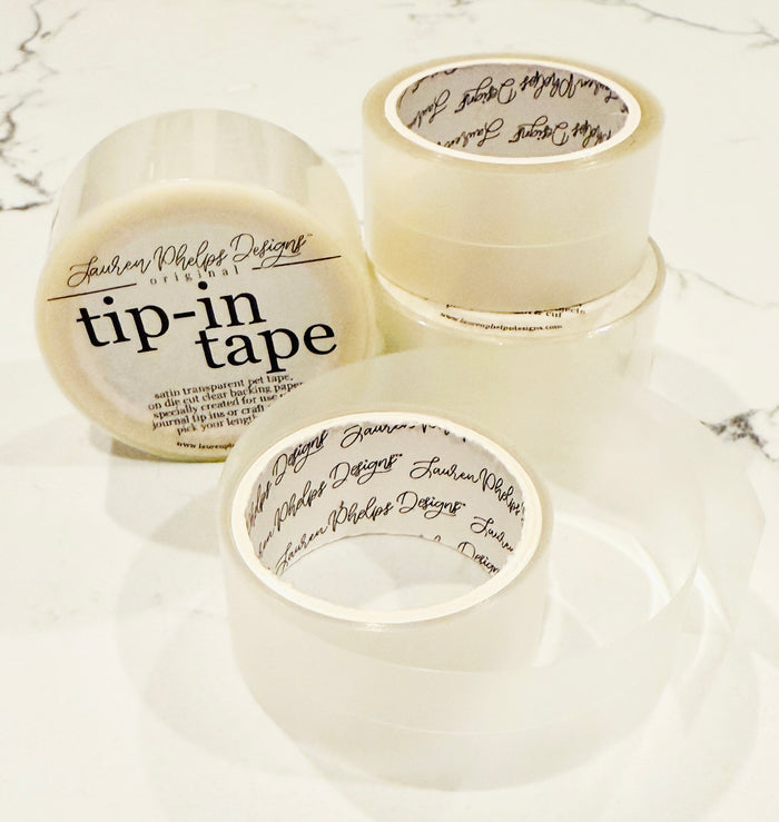 Tip In Tape™ Clear Matte PET Tape