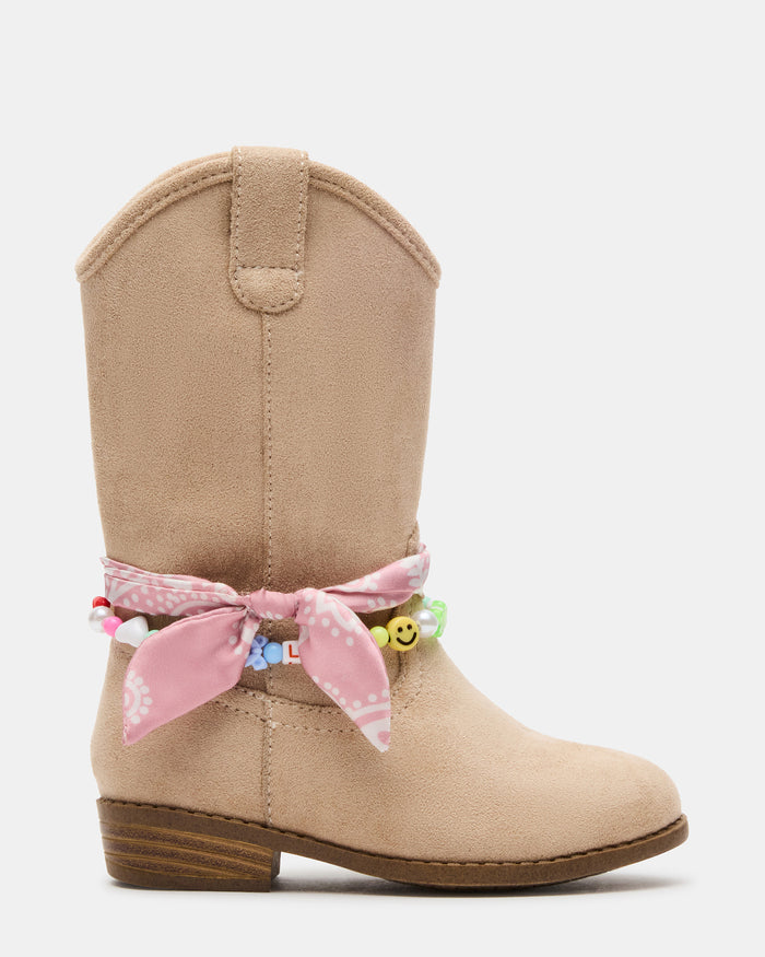 Toddlers' EMBER Sand Charms Scarf Girls' Cowgirl Boot | Steve Madden