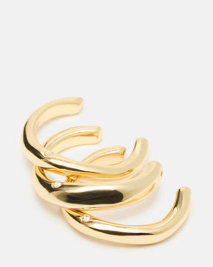 TOE RING Gold Rhinestone Women's Toe Ring Set | Steve Madden